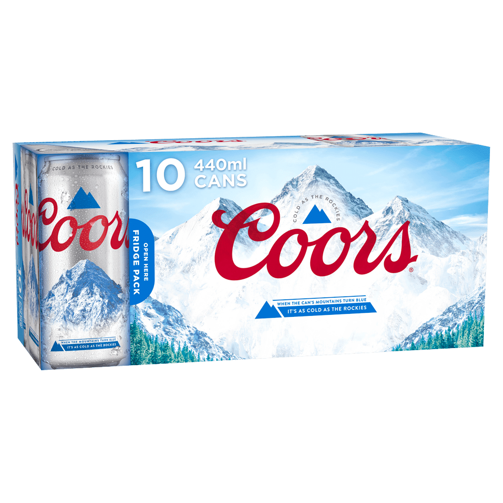 Coors Lager 10 x 440ml