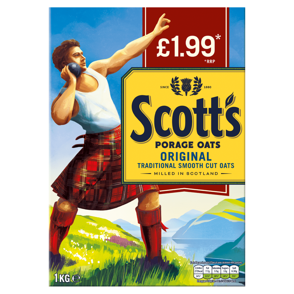 Scott's Original Porridge Oats £1.99 RRP PMP 1kg